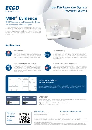 MIRI® Evidence Flyer